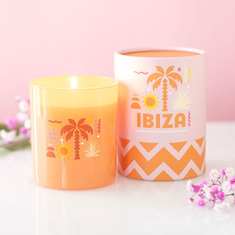 Something Different - Ibiza Sunrise Apricot & Neroli Bougie Parfumée - Orange